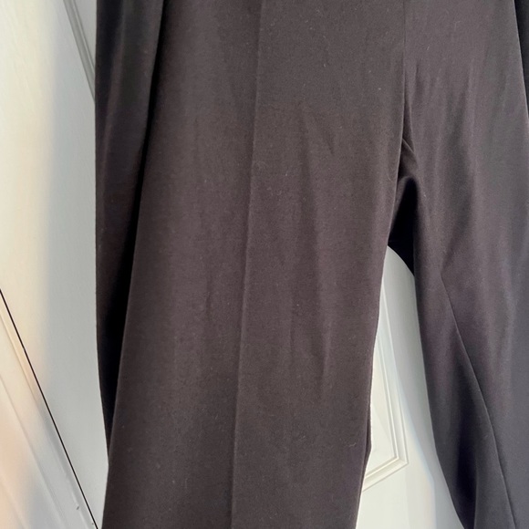 Amanda + Chelsea | Black Ponte Straight-Leg Ankle Pants, Size 20W - EUC - Picture 4 of 8